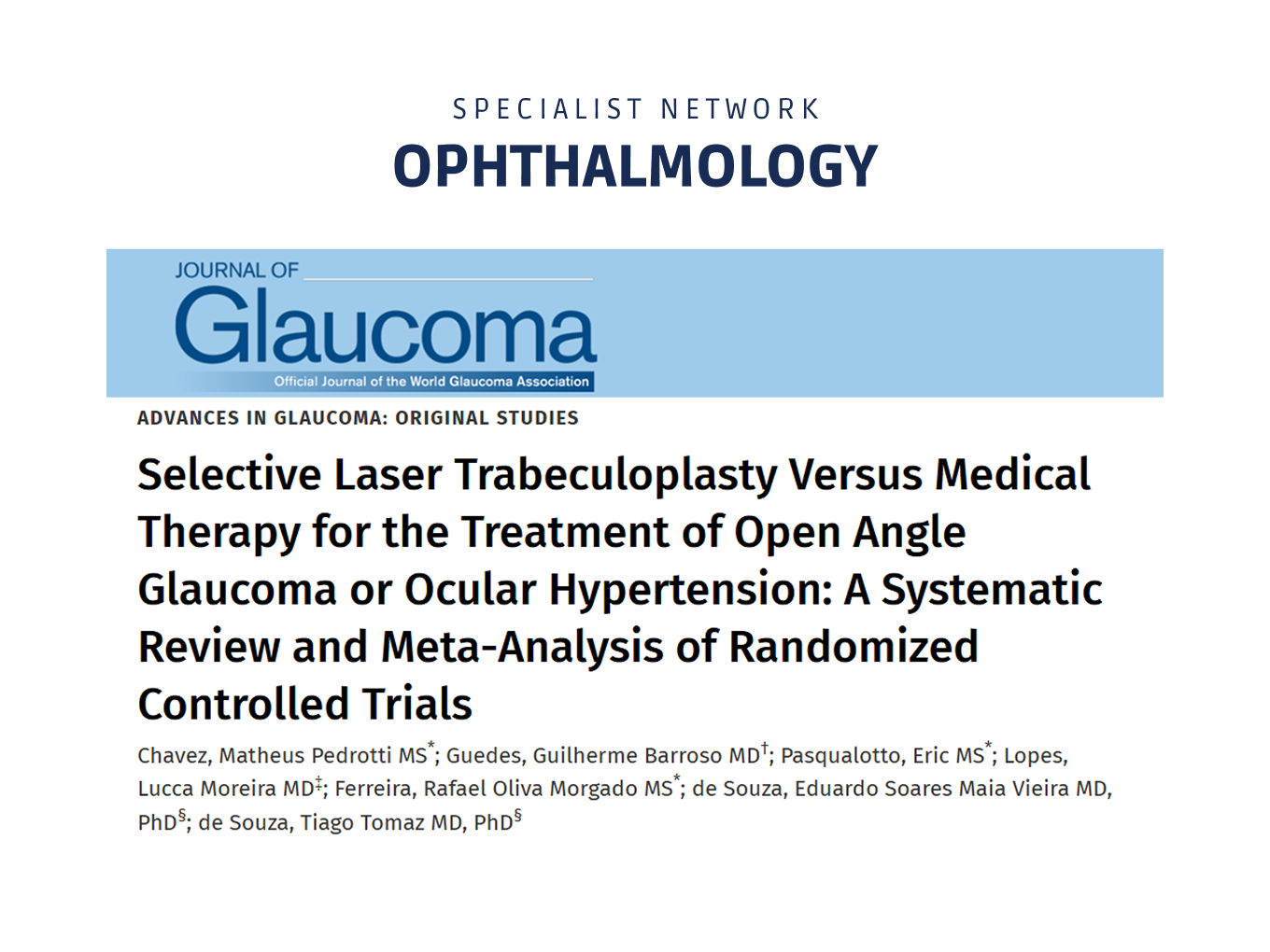 Ophthalmology